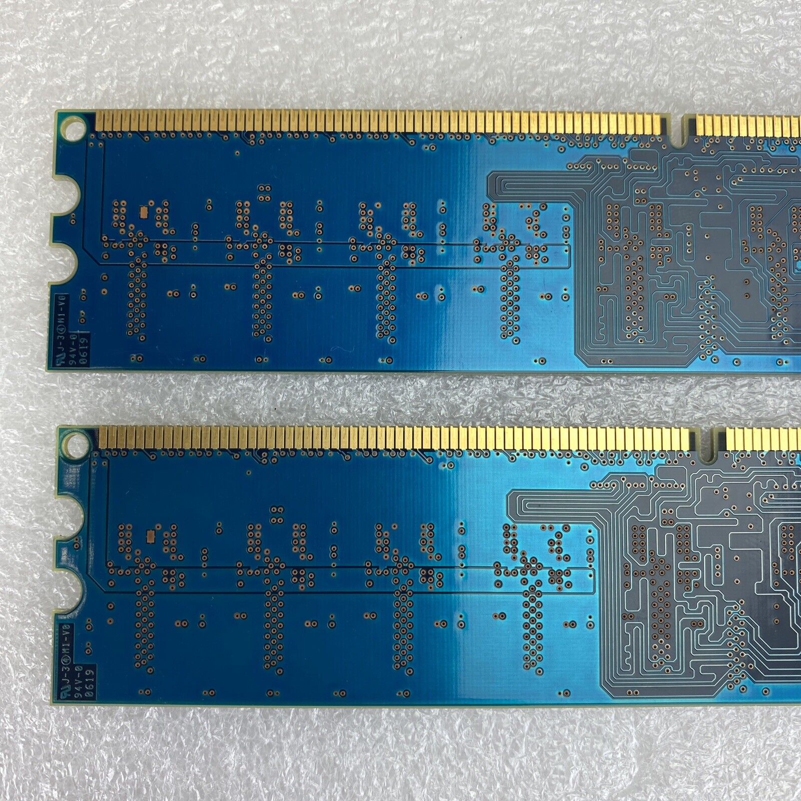 2x 512MB Nanya NT512T64U88A0BY-37B 4200U 1Rx8 DDR2 PC desktop memory RAM