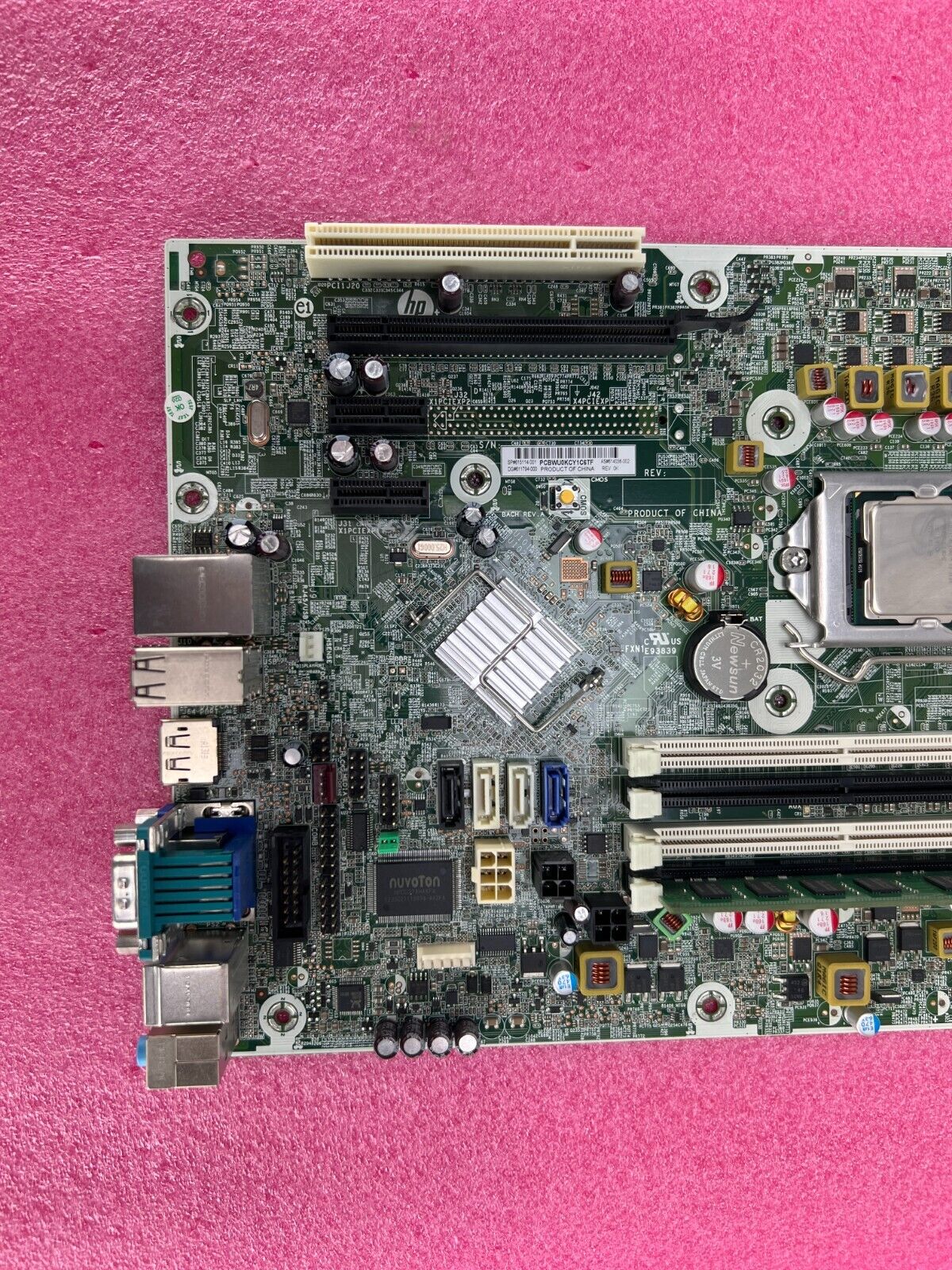 HP Compaq 6200 Pro mATX Motherboard Intel Core i3-2100 3.1GHz 4GB RAM