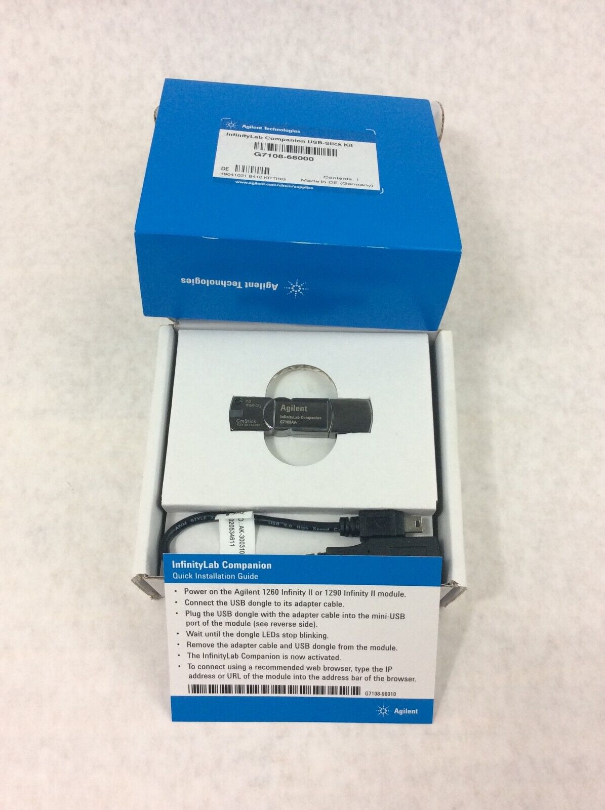 Agilent 1260 1290 Infinity Lab Companion G1708AA CmStick USB Dongle