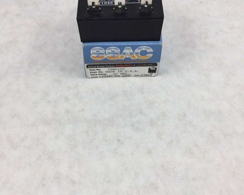 SSAC Solid State Timer 10 sec Delay 120VAC 1AMP TS44110