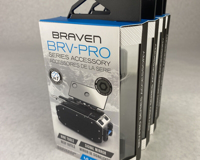 Lot of 4 Braven BRV-PRO Series Accessory Nine Tool Signal Mirror Multi Tool