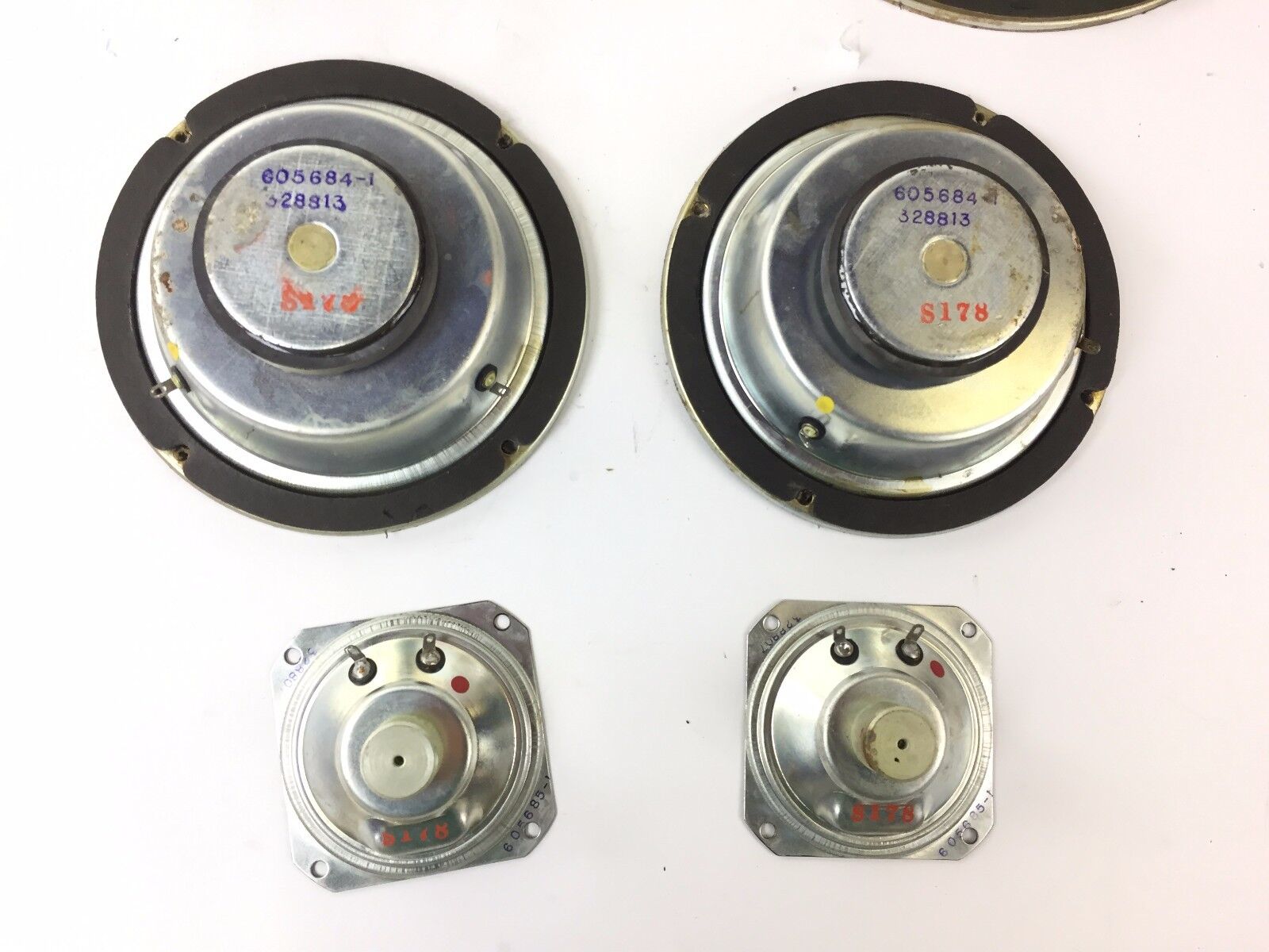 Seeburg HSC 3 Speakers For Parts or Repair