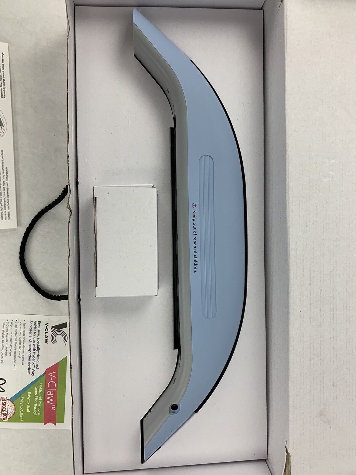 Box new Hamilton Buhl HygenX Portable and Cordless UV-C Sanitizer