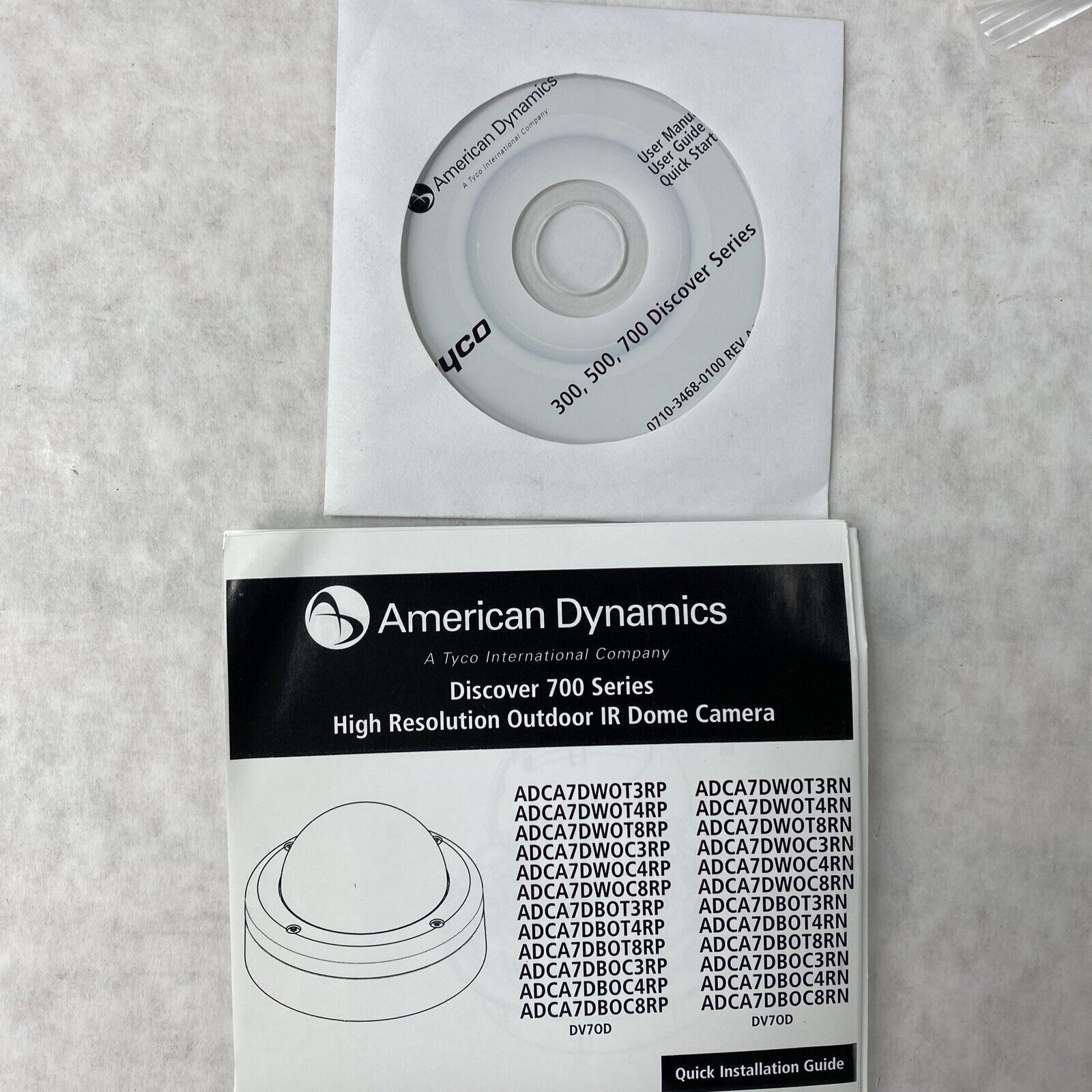 American Dynamics ADCA7DBOC4RN Outdoor IR Black 690HTVL-E 2.8-10mm TDN Clear