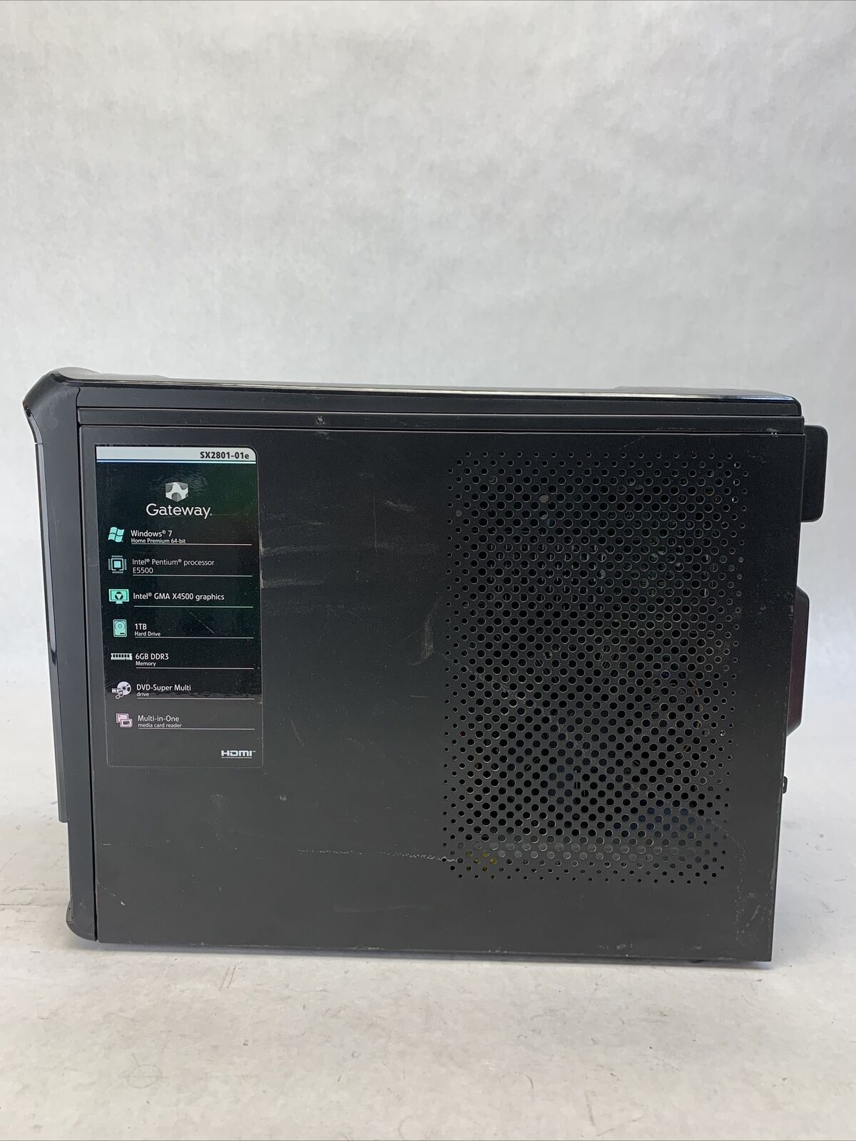 Gateway SX2801 SFF Intel Pentium Dual Core E5500 2.8GHz 6GB RAM No HDD No OS