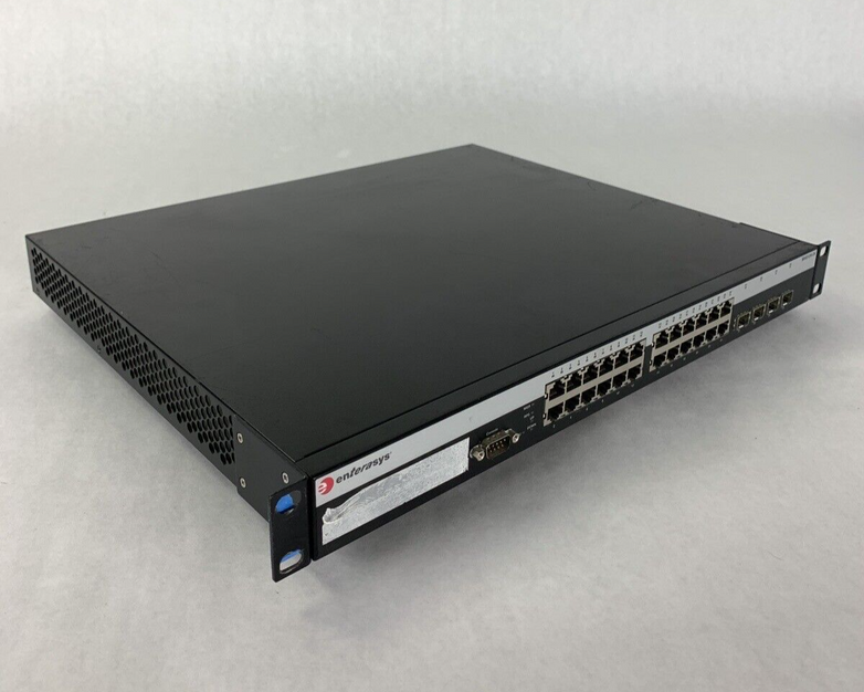 Enterasys B5G124-48P2 24-Port PoE Gigabit Managed Network Switch