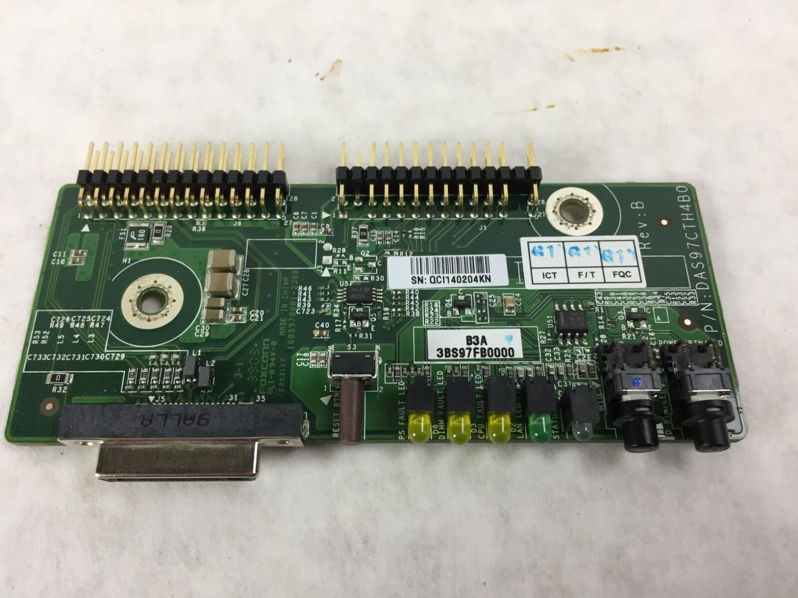 Cisco US C200 M1 Font Panel Circuit Board DAS97CTH4B0 Rev B