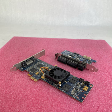 Exacq EXG100-00156 RB6 w/ExacQ 940-00120 EXG100-00137 Adapter Card