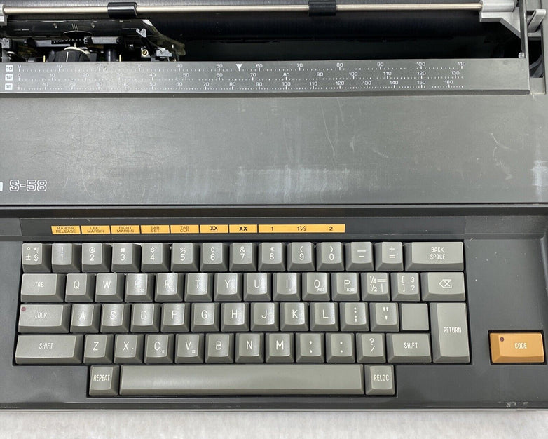 Canon S-58 Typewriter WORKS BUT NO RIBBON