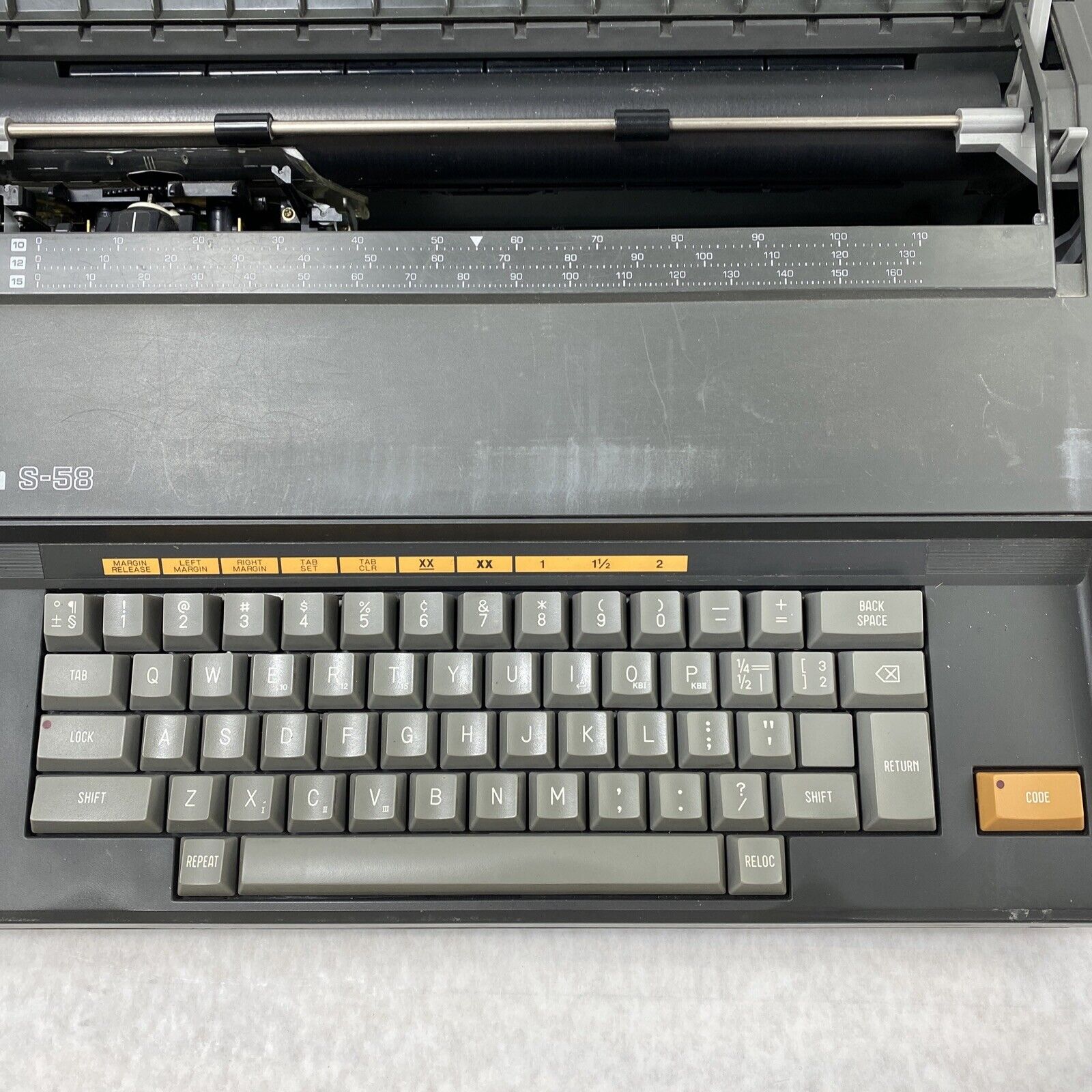 Canon S-58 Typewriter WORKS BUT NO RIBBON