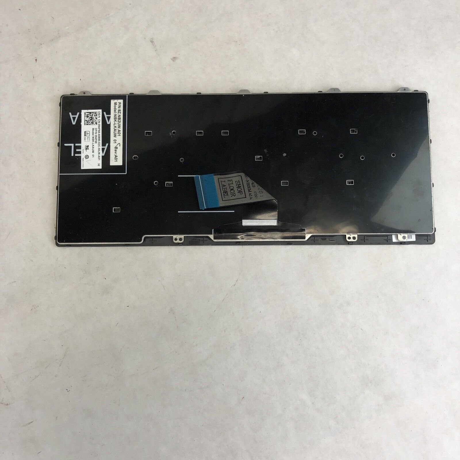 Dell Latitude Replacement Keyboard With Frame Model NSK-LKAUW 01