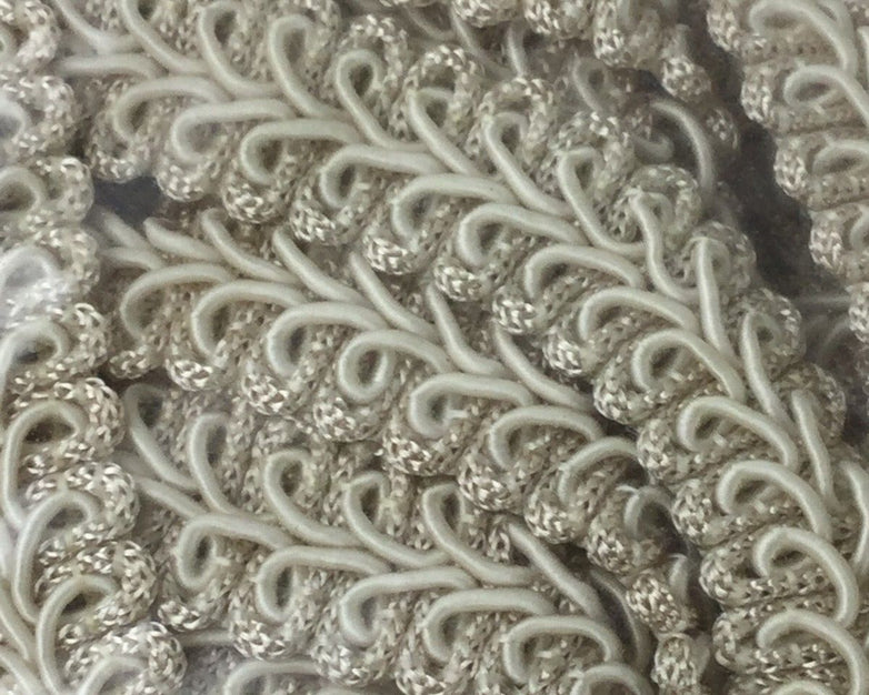 Beige  187 Yards Gimp Braided Vintage Trim, NEW
