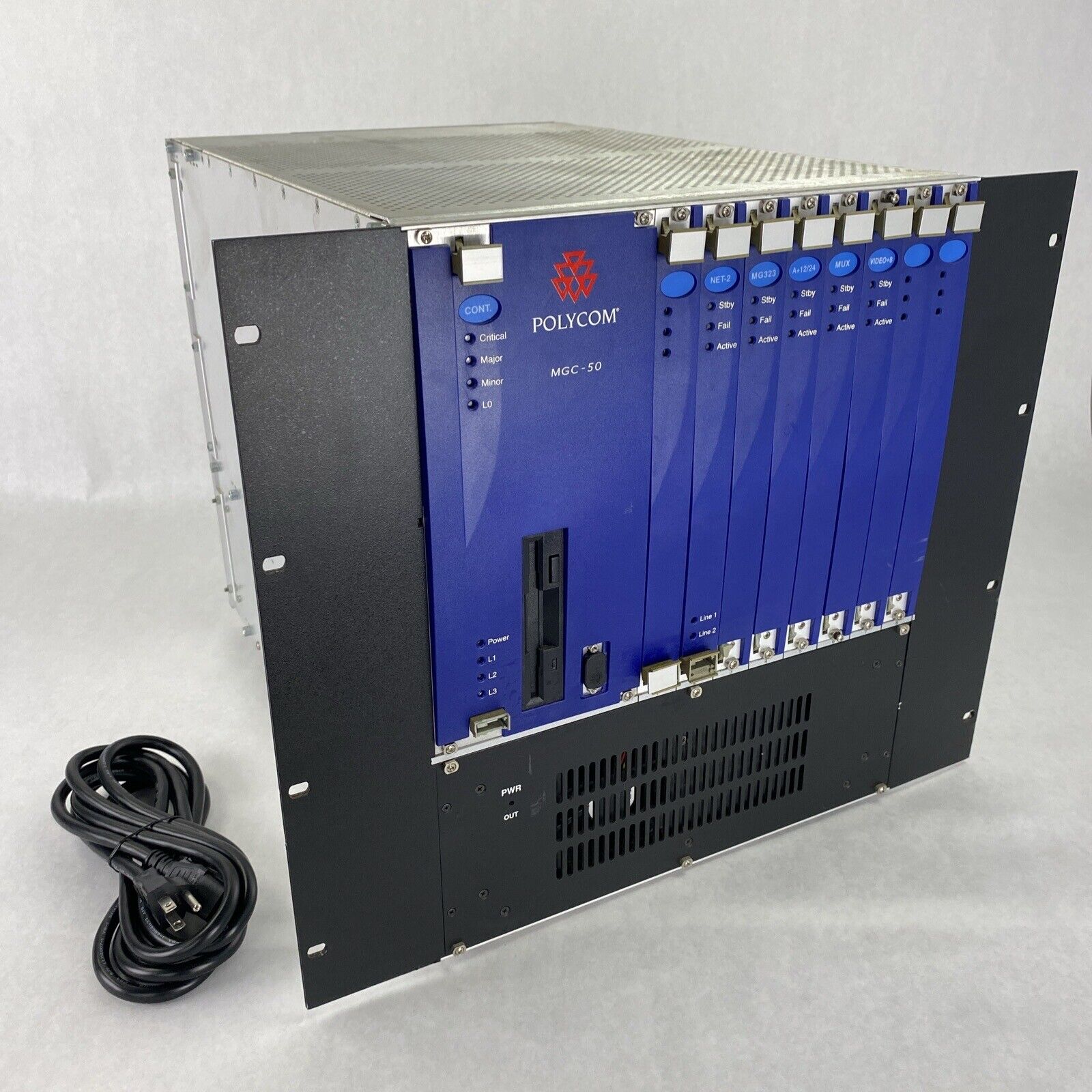 Polycom MGC-50 Video Conference Bridge w/ Power Cord - No Hard Drive