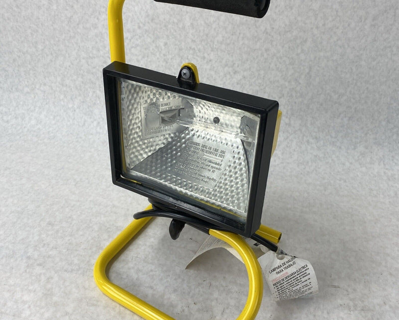 Unbranded E881598 L115212K3 500W Portable Halogen Work Light Lamp WORKS