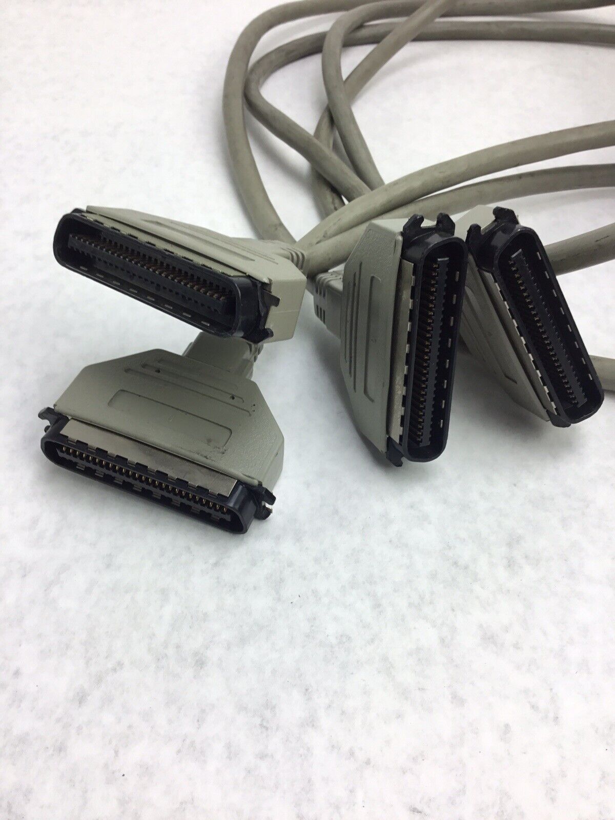Wang Printer Interface Cable 421-0182 Lot of (2)