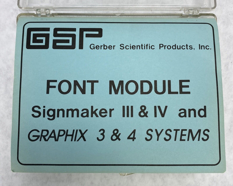 Gerber Scientific PD17994 Century Bold Signmaker III & IV Graphix 3 & 4