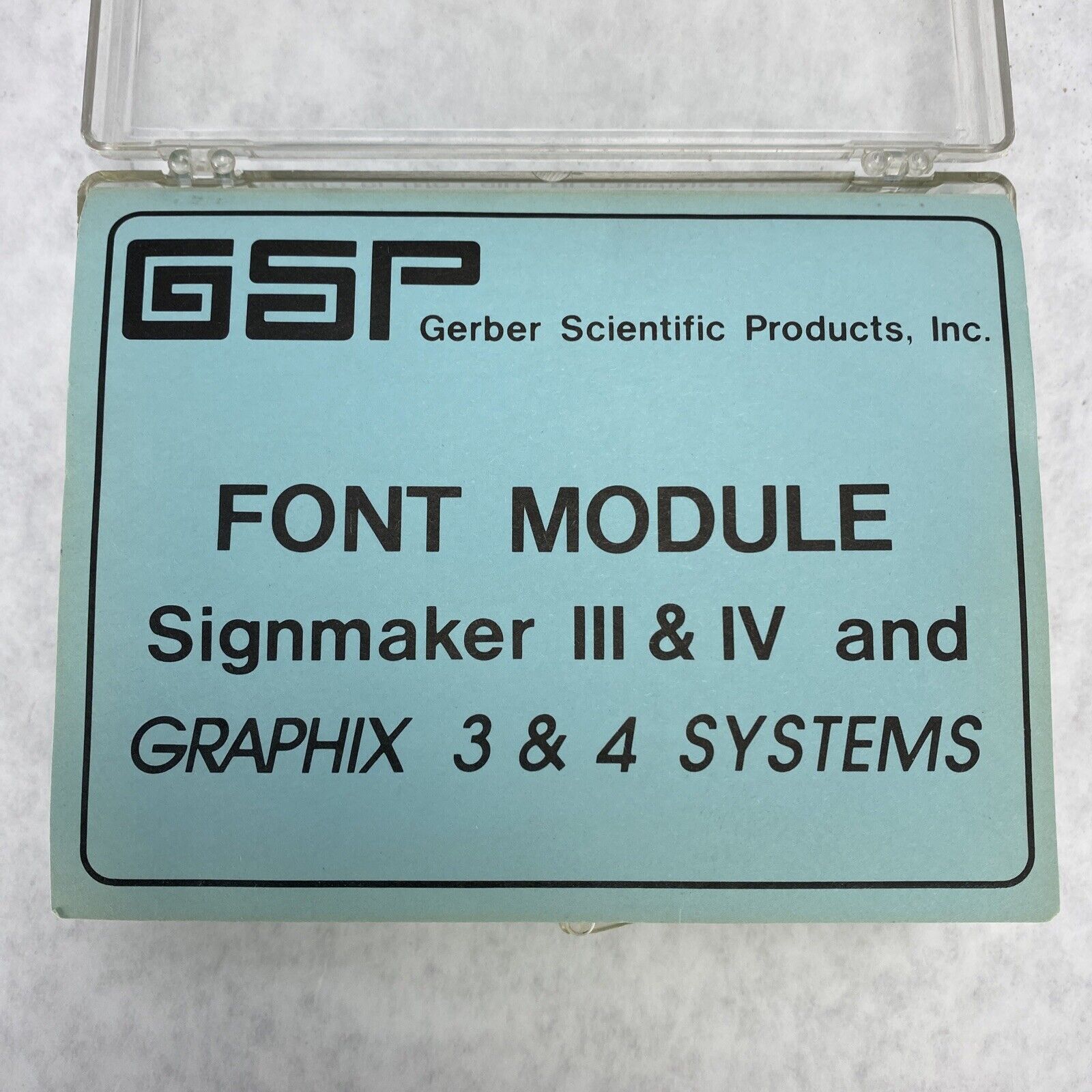 Gerber Scientific PD17994 Century Bold Signmaker III & IV Graphix 3 & 4