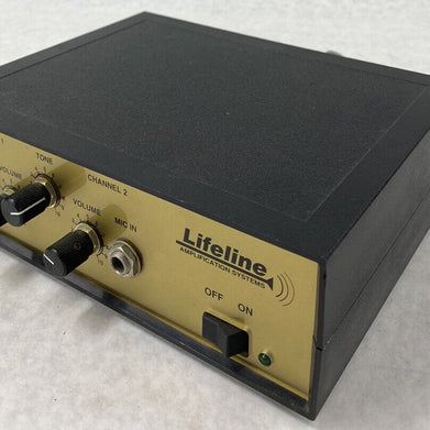Lifeline Amplifier Classroom Amplification System 2 Channel Microphone Line