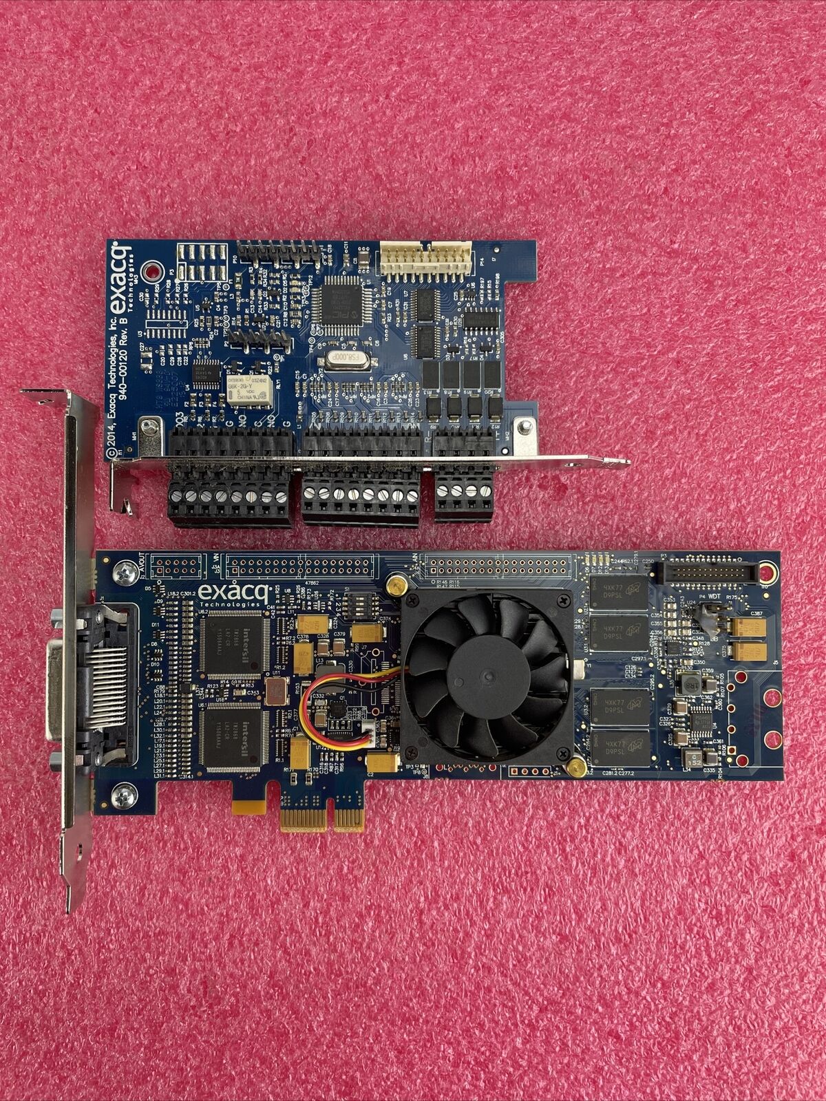 Exacq EXG100-00156 RB6 w/ExacQ 940-00120 EXG100-00137 Adapter Card