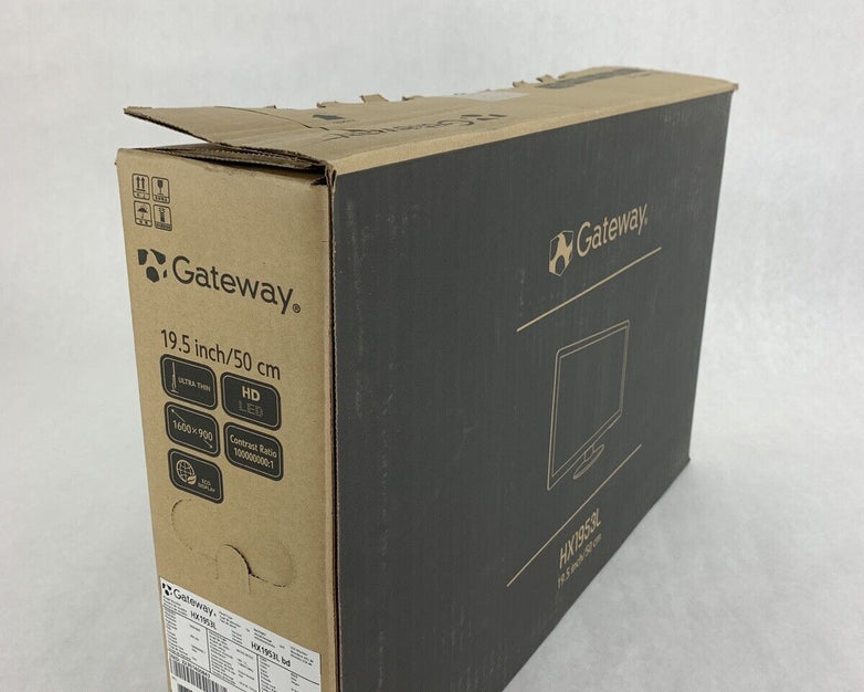 Box Opened OEM Gateway HX1953L 20" Widescreen LCD VGA DVI Monitor Black