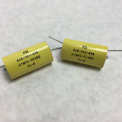NOS  TC1 A10-50V-470  .47MFD-50VDC  Lot of 2