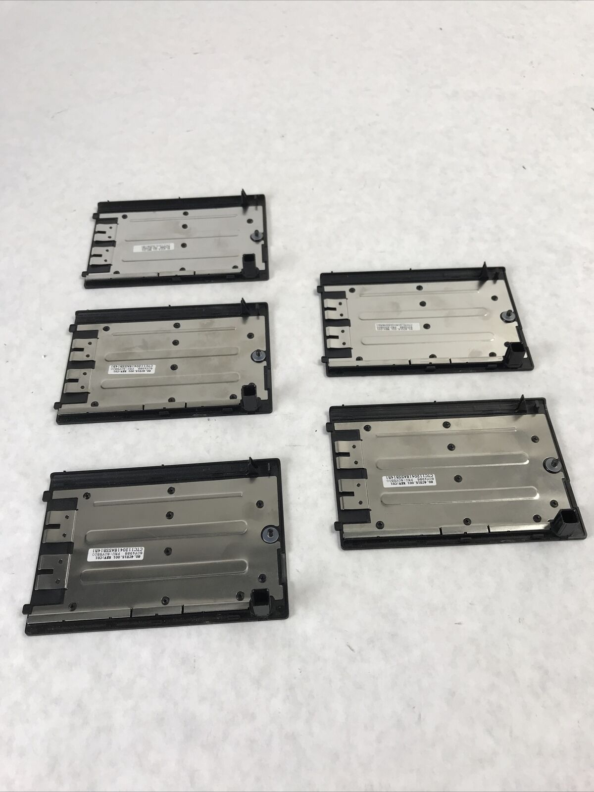 Lot of (5) Lenovo T520 Hard Drive Cover w/ Screw 60Y4986 60Y5500