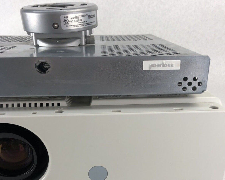Panasonic PT-FW430U WXGA LCD Projector 1898 Lamp Hours & Peerless Mount Bundle