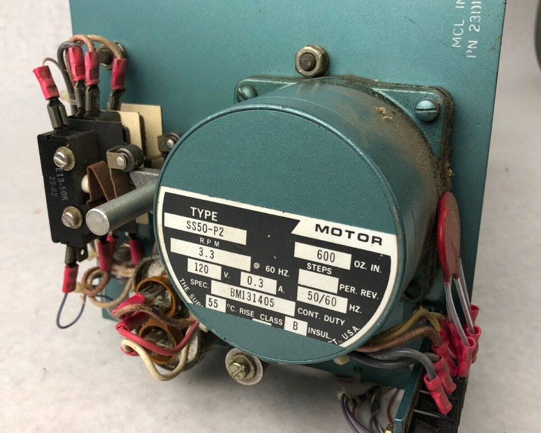 Superior Electric Stepper Precision Motor SS50-P2 120VAC 0.3A 3.3RPM BM131405
