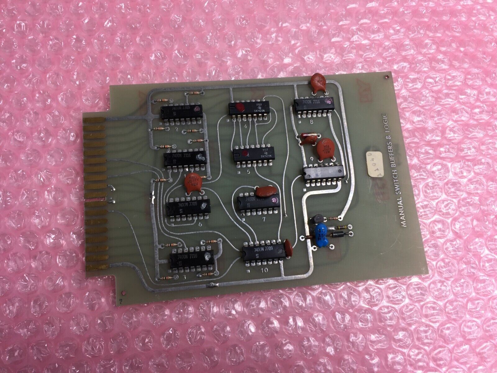 MSI Manual Switch Buffers & Logic 11048 Assy No 24866 DPC-P Card