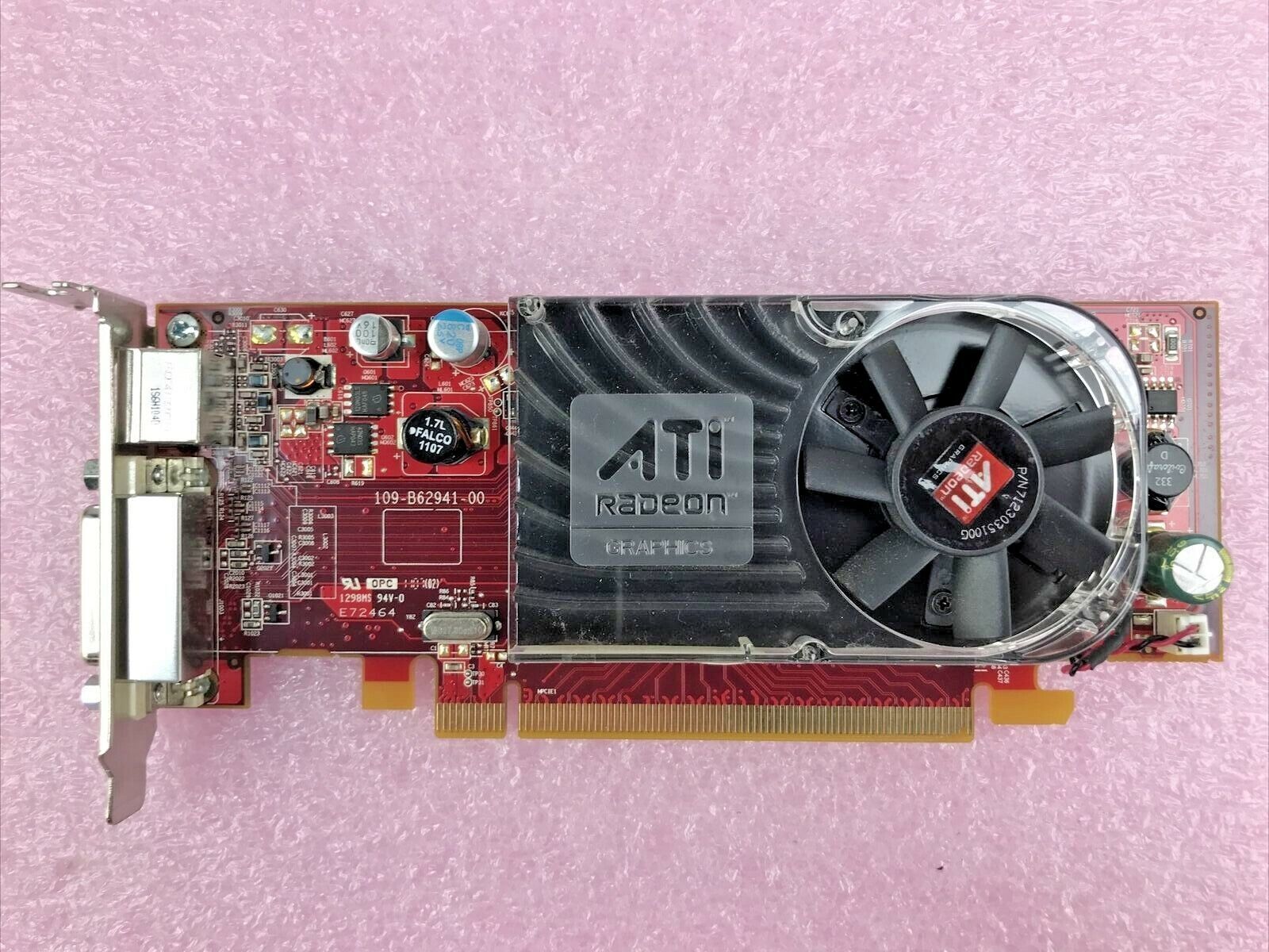 Lot of 5 ATI 109-B62491-00 Radeon HD 3450 256MB DMS-59 S-Video PCIe GPU 0Y103D