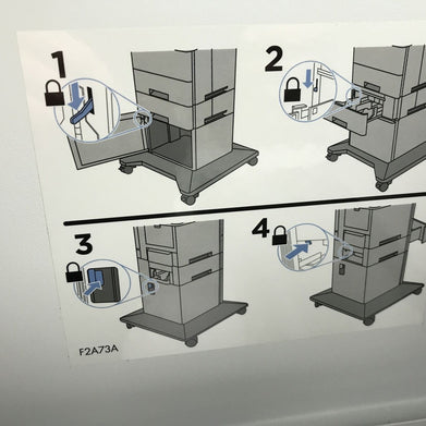 HP 2A73A LaserJet Printer cabinet