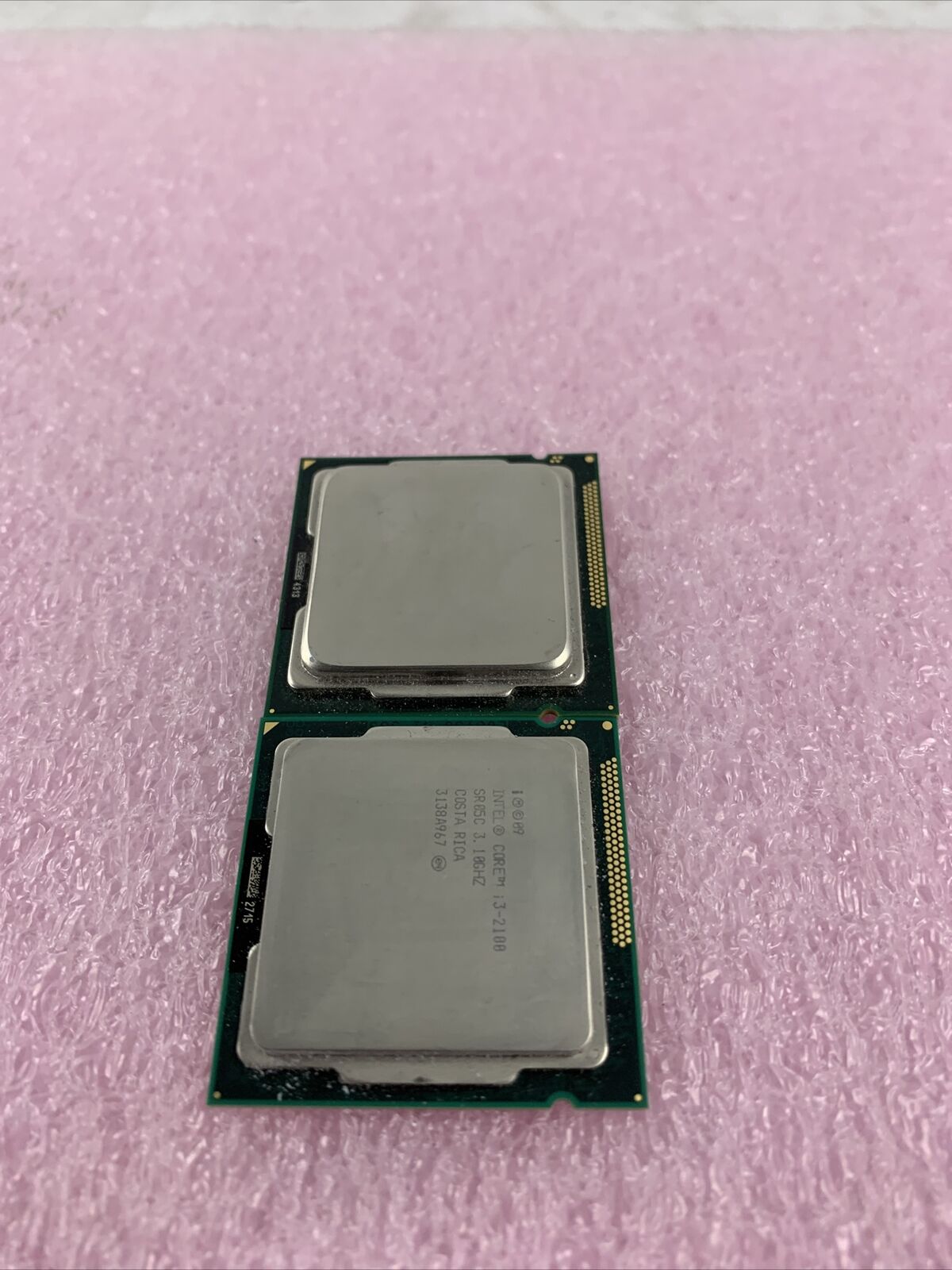 Lot of 2 Intel Core i3-2100 3.1GHz Processor