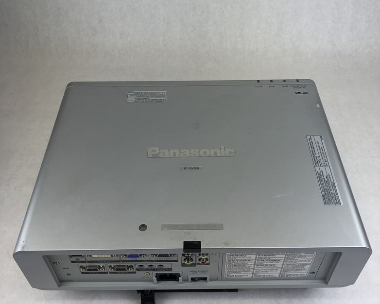 Panasonic PT-FW300U HD LCD Projector 3500 Lumens 4178 Lamp Hours Bundle