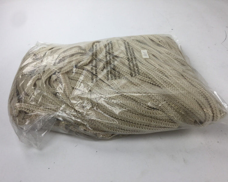 Beige Braided 140 Yards Gimp Vintage Trim, NEW