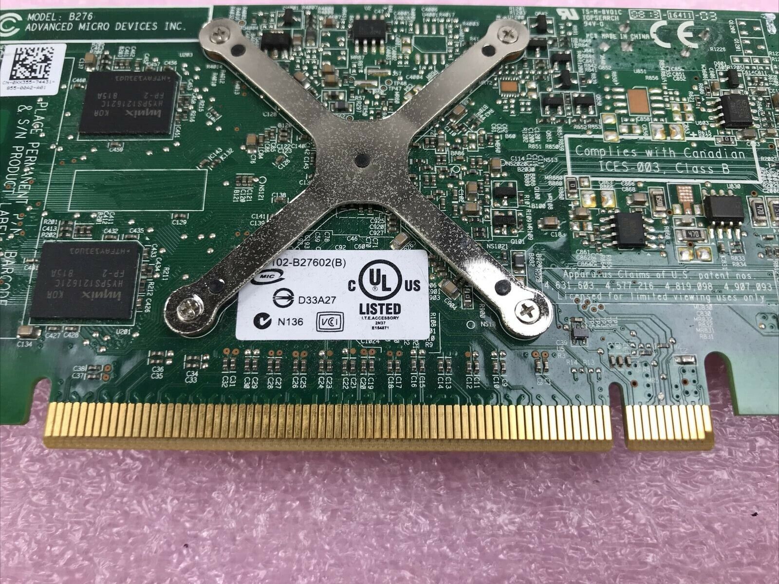 DELL 0XX355 ATI Radeon 109-B27631-00 256MB PCI-E Low Profile Video Card