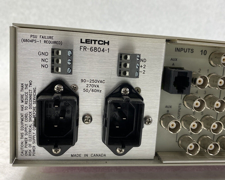 Leitch FR-6804-1 Digital Glue with 8x ADC-6801 CAV to SDI converter cards