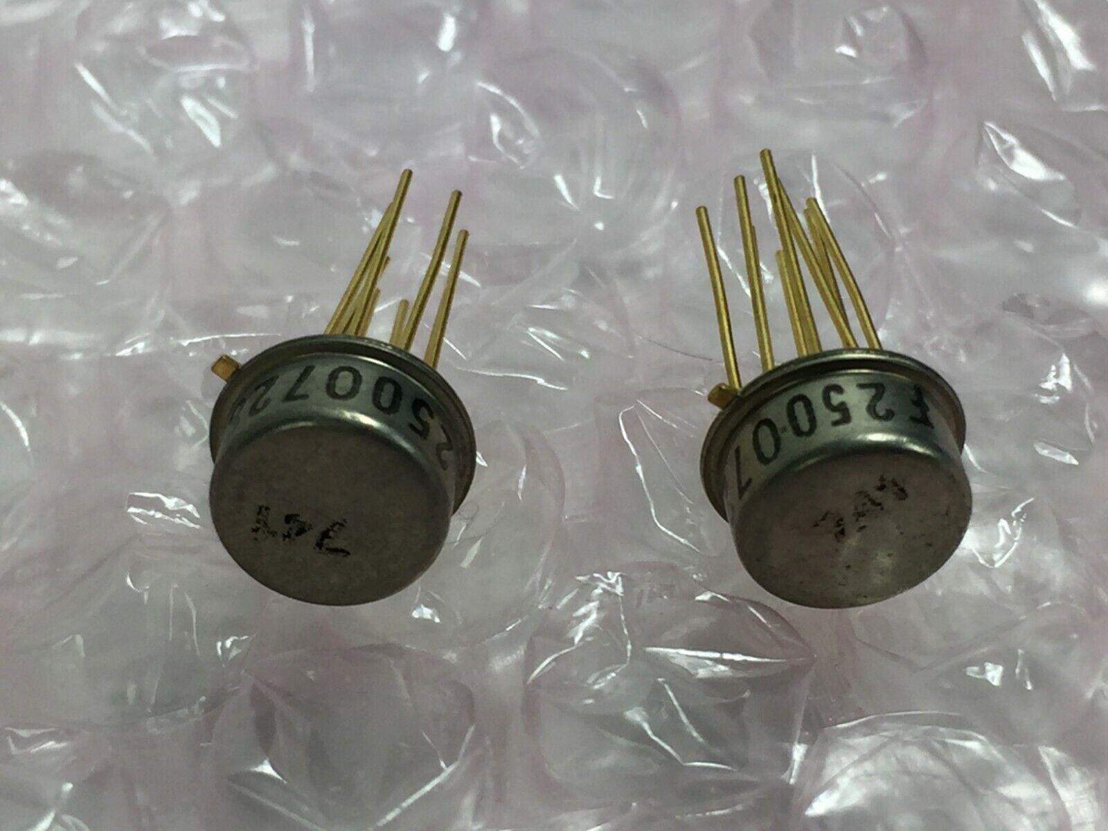 (2) Fairchild 2500728 Metal Can  Lot of 2  NOS