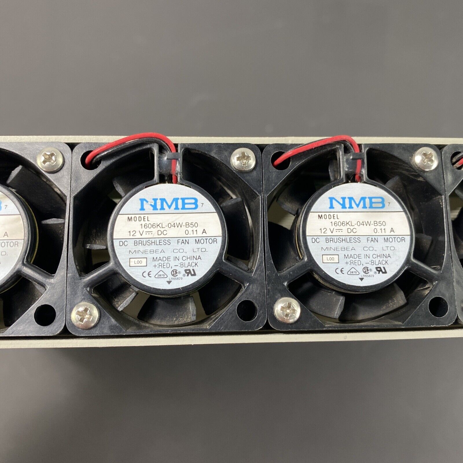 Leitch CF-6801 cooling frame with 10 NMB 1606KL-04W-B50 12V brushless fans