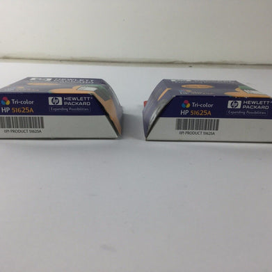 HP Inkjet Print Cartridge 51625A Tri Color (Lot of 2), NEW