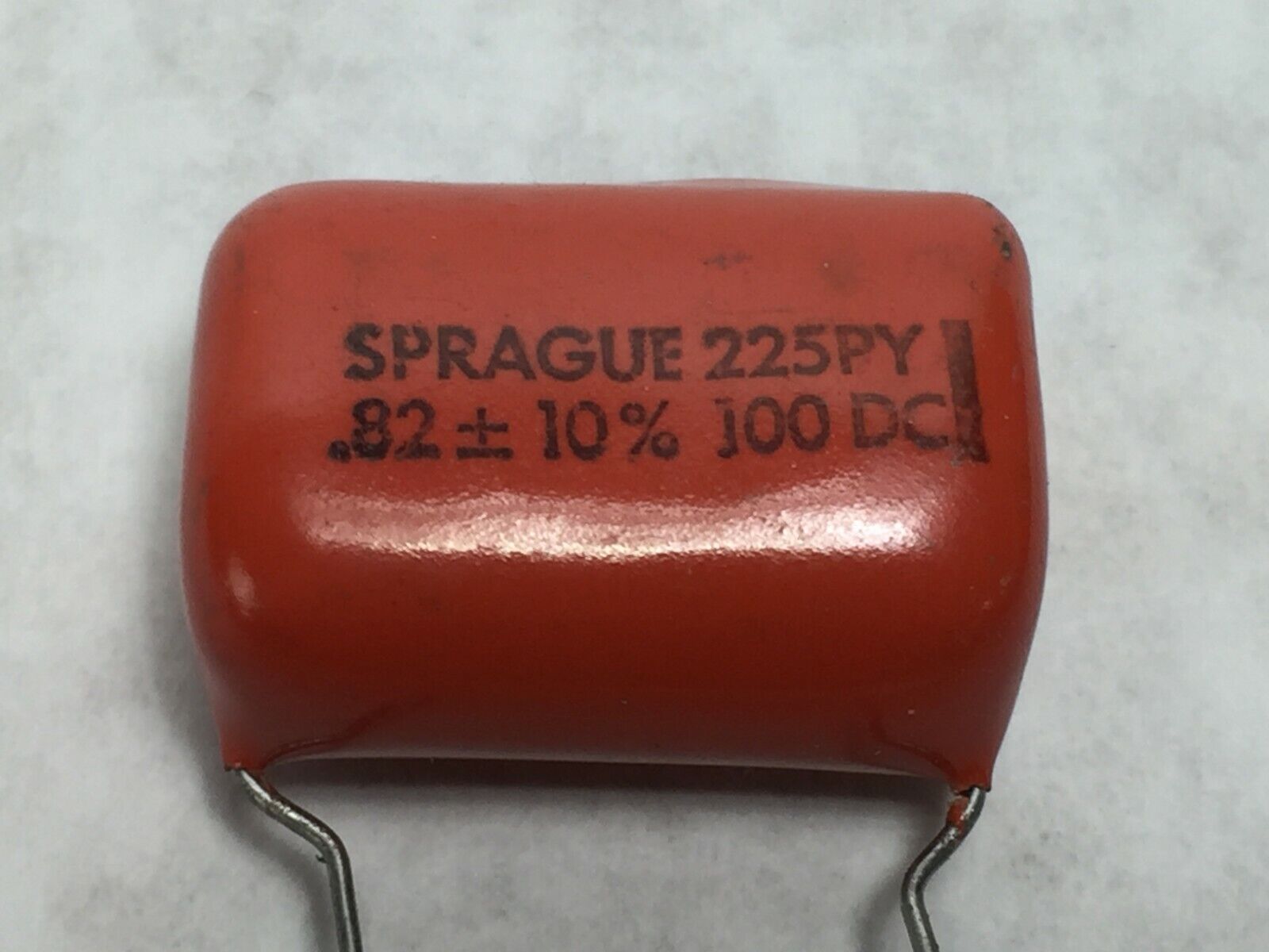 NOS  Sprague 225PY Capacitors Orange Drop .82  100 DC   Lot of 13