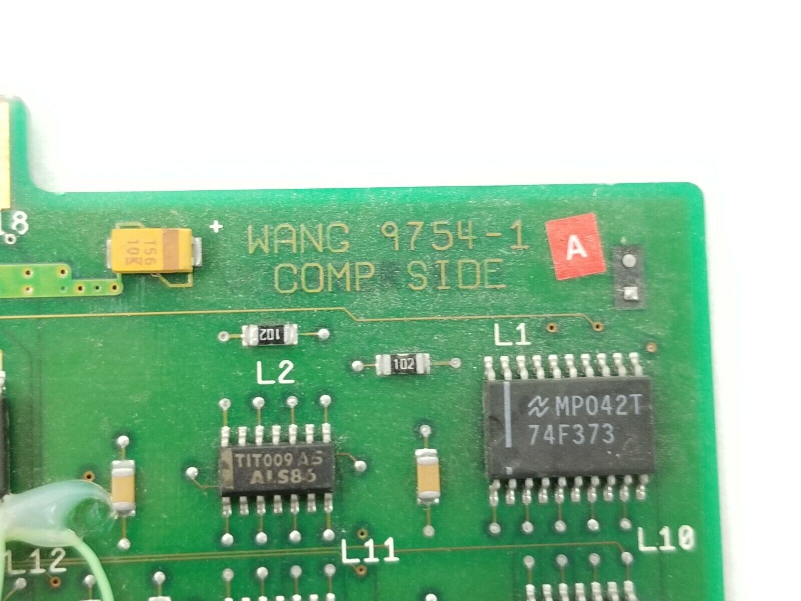 Wang Dual Coax Network Card 9754-1 16-bit ISA Card Vintage Computer
