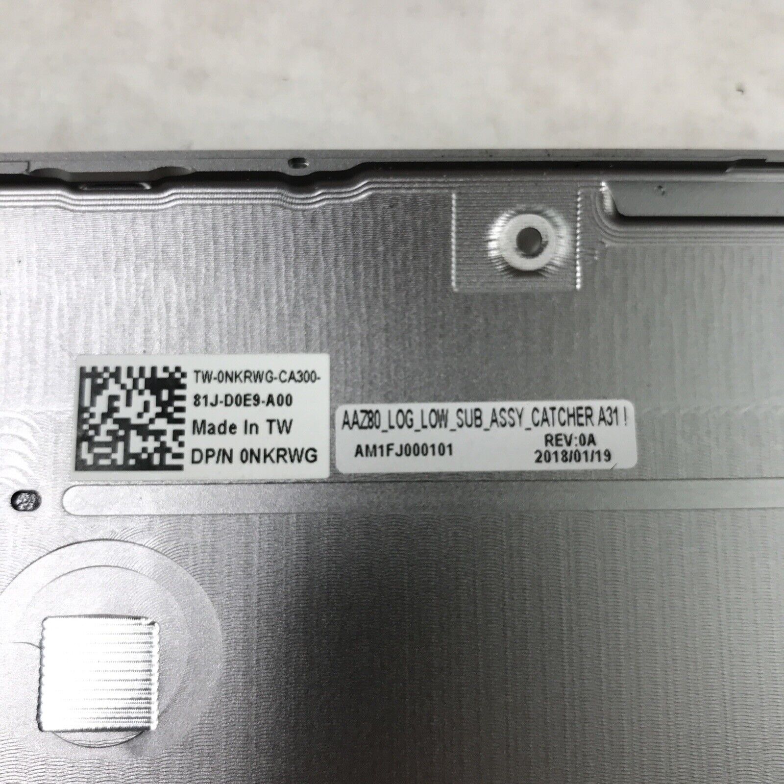 Genuine Dell XPS 9350 Laptop Bottom Base Case Metal Assembly HUX24 NKRWG