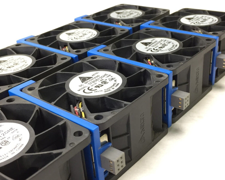 Delta TFB0612GHE 12V 1.68A DC Brushless Fan 60mm  Lot of 8