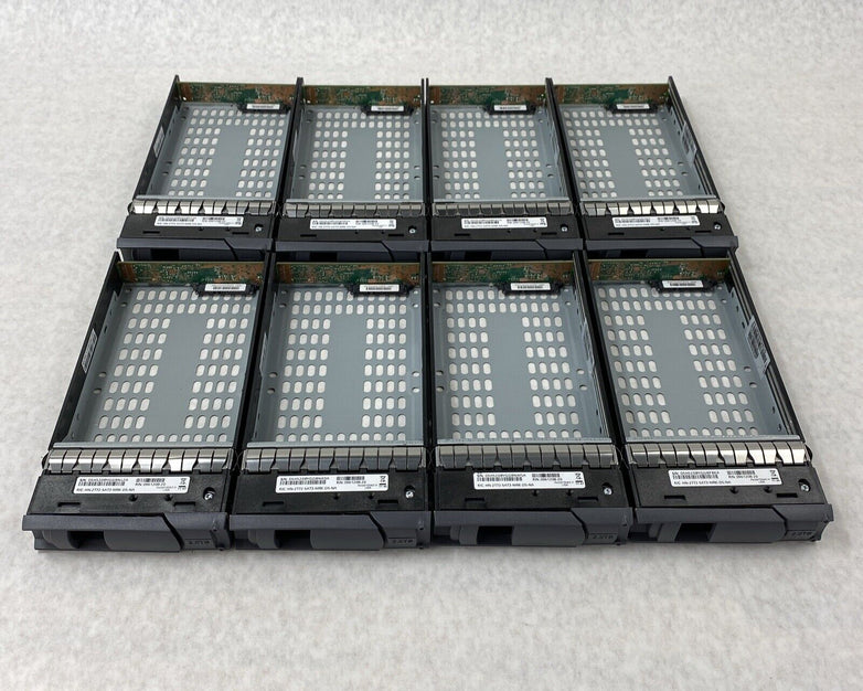 Lot of 8 NetApp 0095673-10 SAS / SATA Hard Drive Caddy Tray 0961208-20