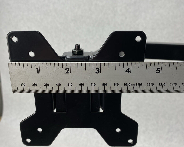 Wali MF002 Free Standing Fully Adjustable Dual LCD Monitor Desk Mount