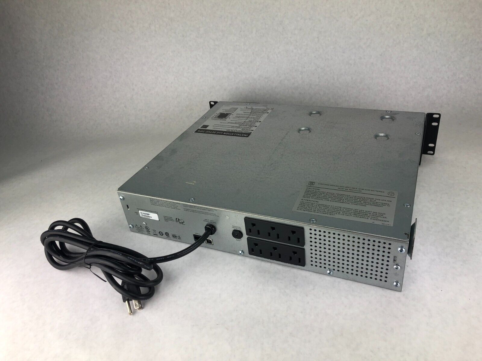 APC SMC1000-2U Smart-UPS C 1000VA Uninterruptible Power Backup - No Batteries