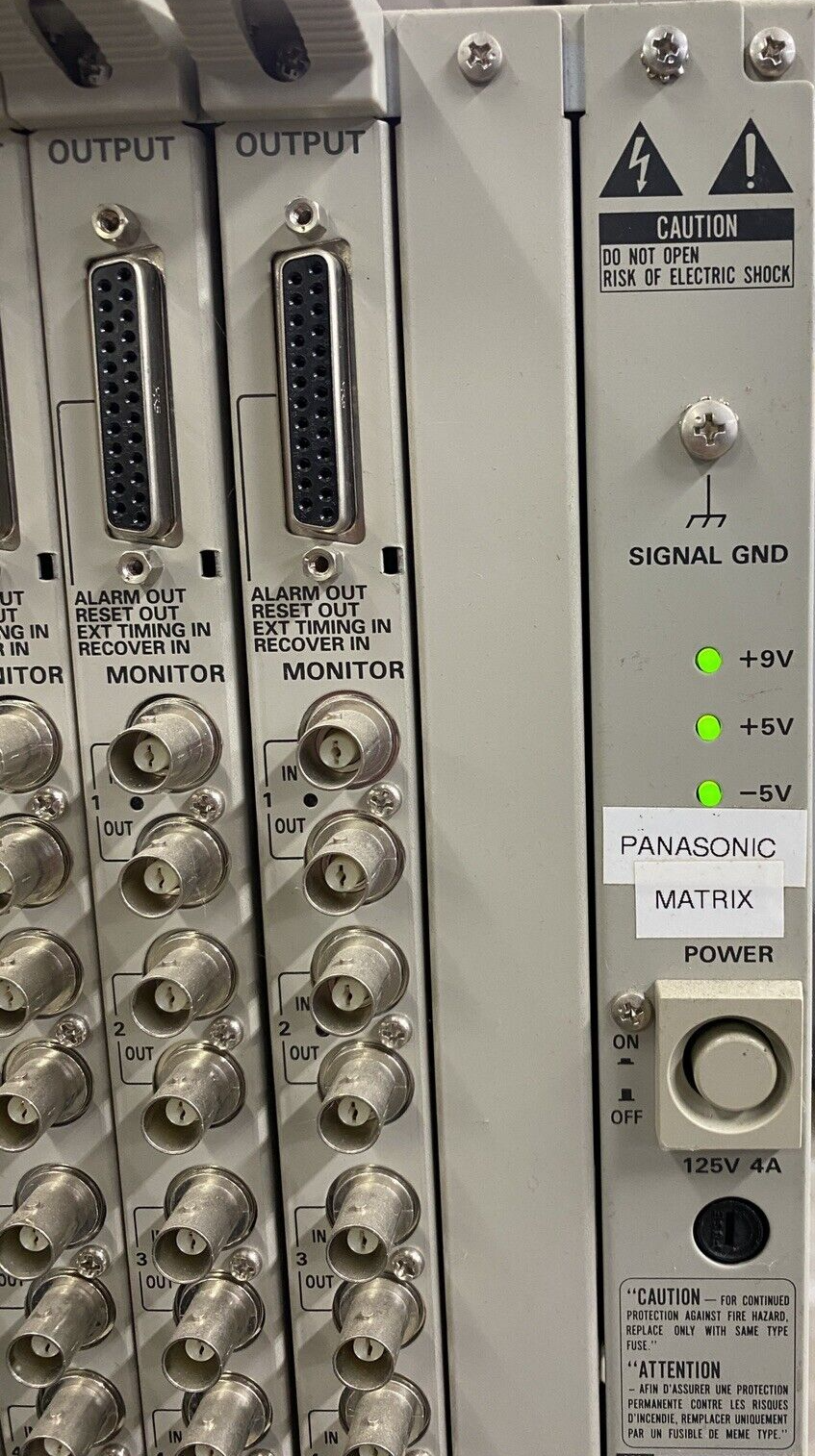 Panasonic Matrix Switcher WJ-SX550c