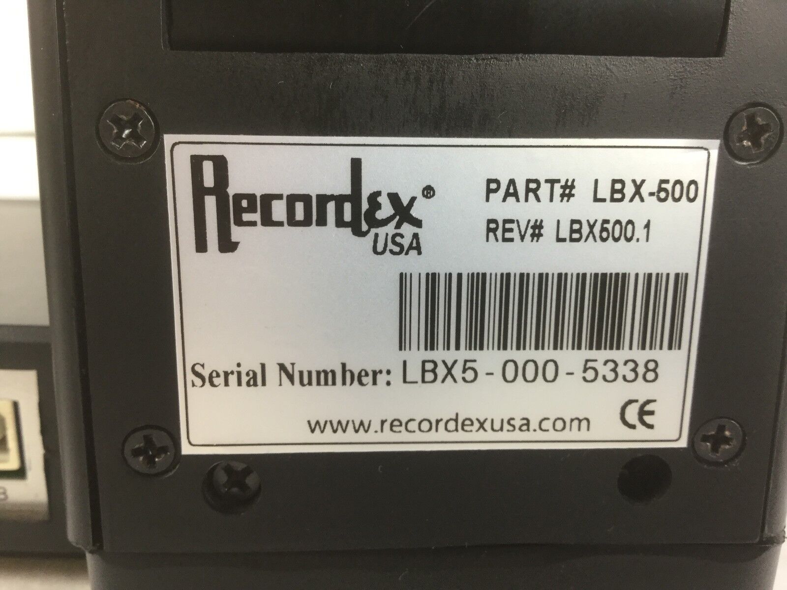 RECORDEX LBX-500 IMMCAM DESKTOP DOCUMENT CAMERA, Works