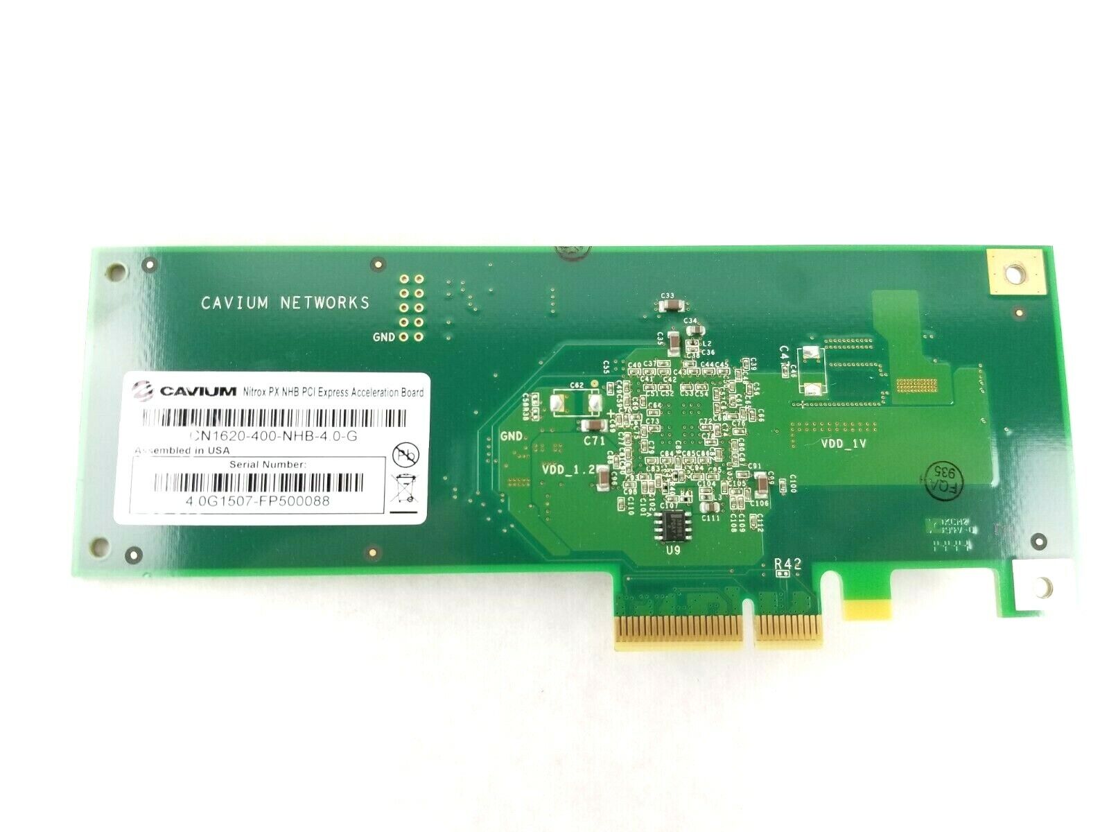 Cavium CN1620-400-NHB-4.0-G Nitrox PX NHB PCI Express Acceleration Board