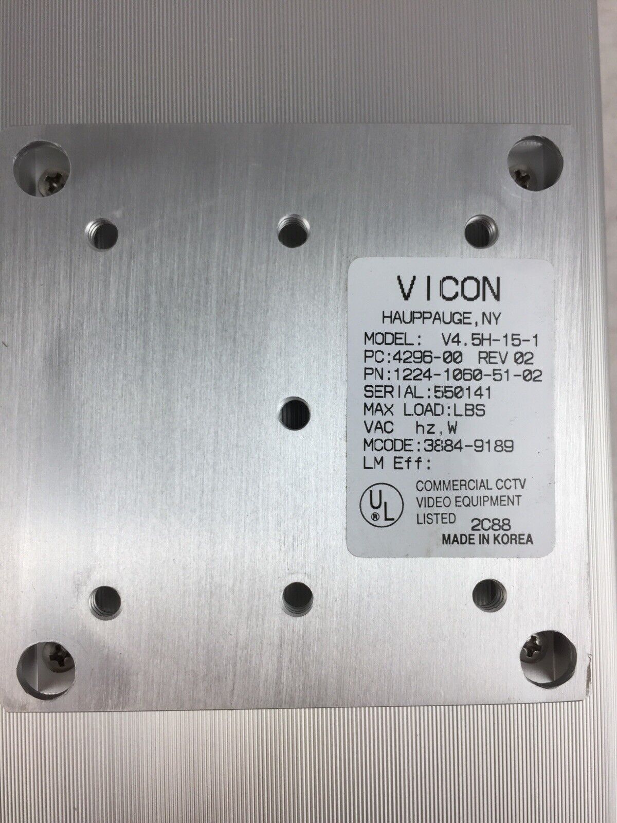 Vicon Micro V4.5H-15 Security Camera Housing